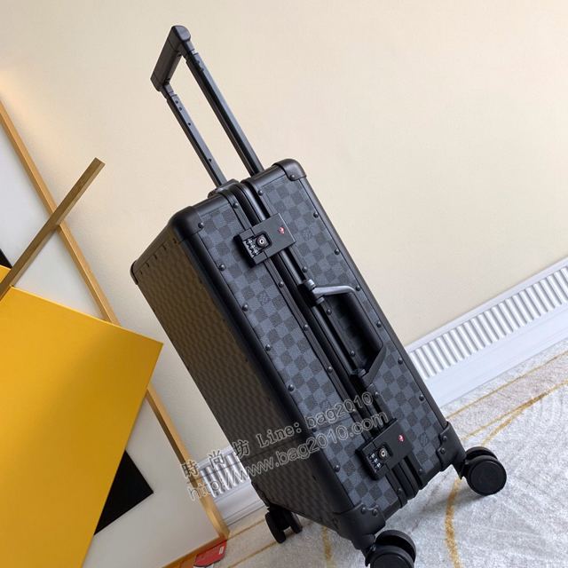 Lv驢牌行李箱 90045 Lv棋盤格拉杆箱 復古形拉箱 登機箱xzx1212